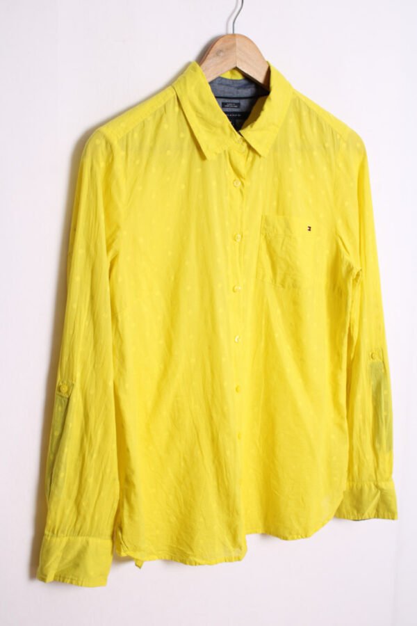Camisa Tommy Hilfiger Vintage Amarillo Flúor "M"