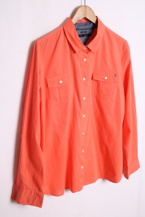 Camisa Tommy Hilfiger Vintage Color Salmón "L"
