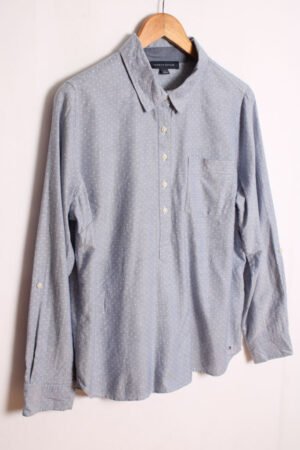 Camisola Tommy Hilfiger Vintage Azul con Lunares "L"