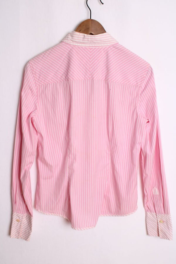 Camisa Tommy Hilfiger Vintage Rosa a Rayas "S"