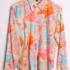 camisa tommy hilfiger vintage ralph lauren-73 Camisa Chaps Vintage Print Paisley Flúor "L"