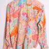 camisa tommy hilfiger vintage ralph lauren-74 Camisa Chaps Vintage Print Paisley Flúor "L"