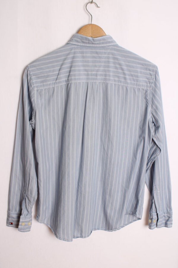 Camisa Tommy Hilfiger Vintage Azul a Rayas "S"