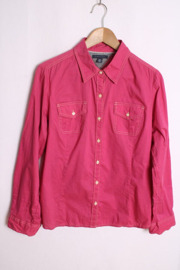 Camisa Tommy Hilfiger Vintage Color Fucsia "L"