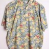 Camisa Polo Vintage Estampado Hawaiano "L"