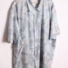 Camisa Gris Vintage con Hojas "3XL"