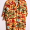 Camisa Hawaiana Vintage Atardecer "XL"