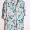 Camisa Hawaiana Azul Vintage Estampada "M"
