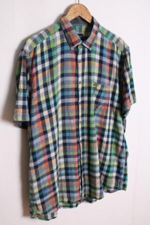 Camisa Vintage Cuadros Multicolor "XL"
