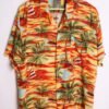 Camisa Hawaiana Vintage Atardecer "XL"