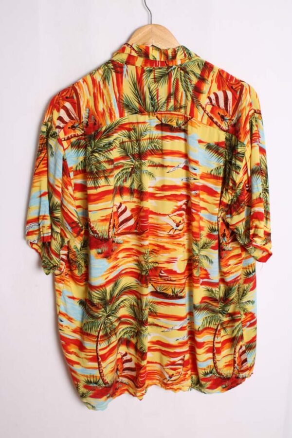 Camisa Hawaiana Vintage Atardecer "XL"