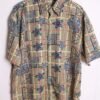Camisa Vintage Cuadros y Flores "XL"