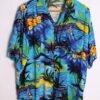 camisa verano estampada vintage-70 Camisa Hawaiana Vintage Souvenir Jamaica "L"