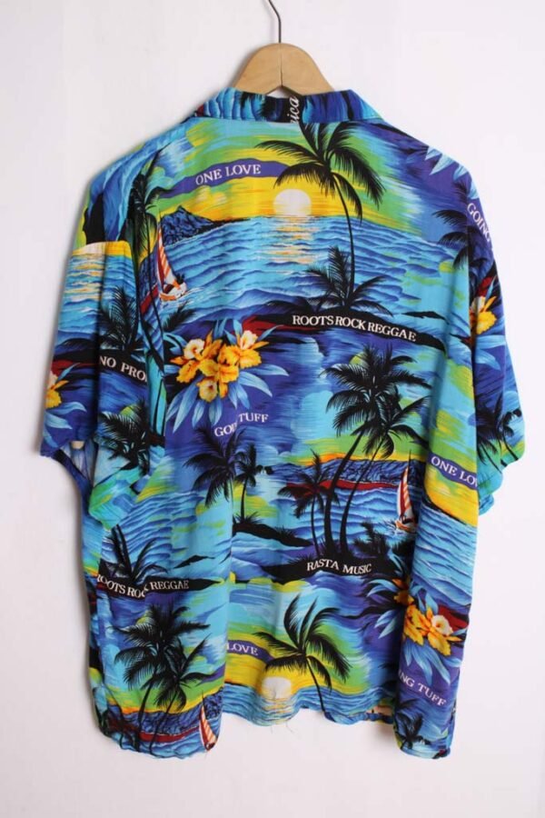camisa verano estampada vintage-71 Camisa Hawaiana Vintage Souvenir Jamaica "L"