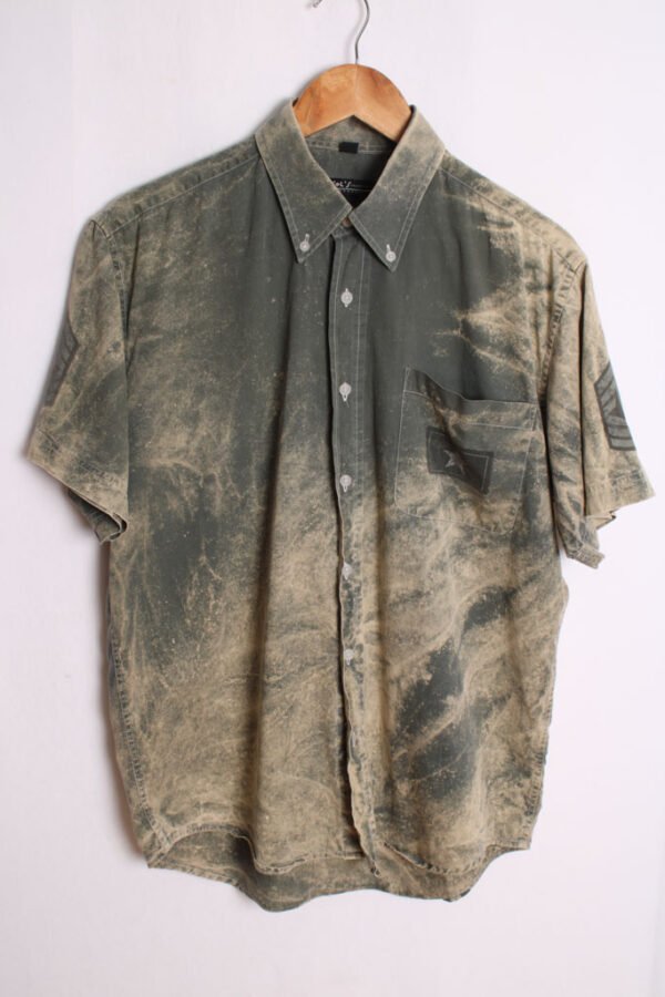 Camisa Che Guevara Vintage Verde Acid Wash "M"