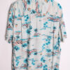 Camisa Hawaiana Azul Vintage Estampada "M"