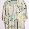 camisa verano estampada vintage-88 Camisa Crazy Print Style Vintage Blanca "2XL"