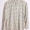 Camisa Vintage Manga Larga Flores Naf Naf "M"