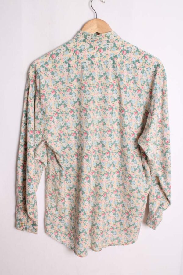 Camisa Vintage Manga Larga Flores Naf Naf "M"