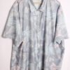Camisa Gris Vintage con Hojas "3XL"