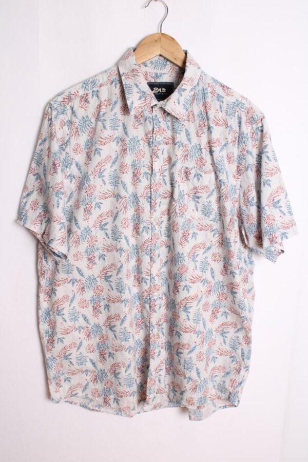 Camisa Estampada Flores Vintage "L"