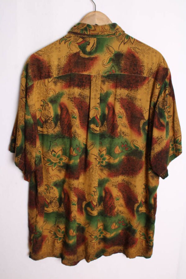 camisa vintage chico estampada-29 Camisa Vintage Tonos Otoñales "XL"