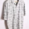 camisa vintage chico estampada-44 Camisa Hawaiana Vintage Hojas Bicolor "L"