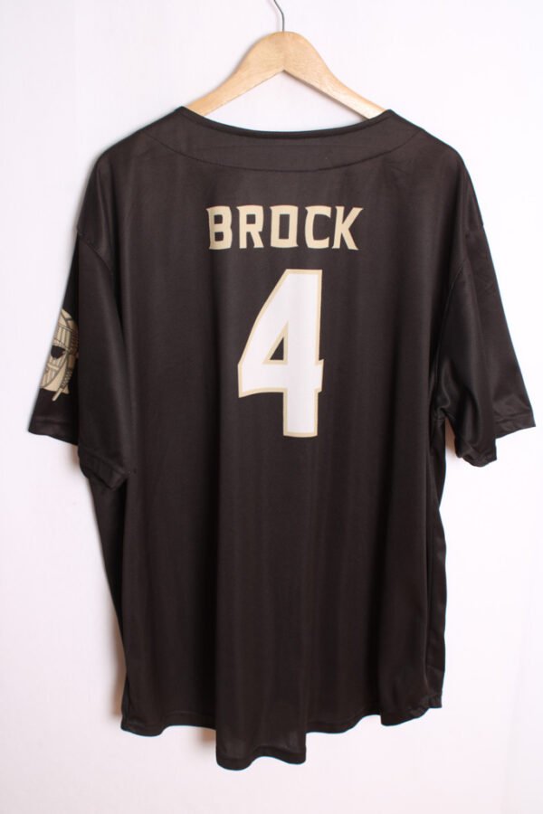 Camiseta Vintage Entrenamiento Negra y Dorada "2XL"