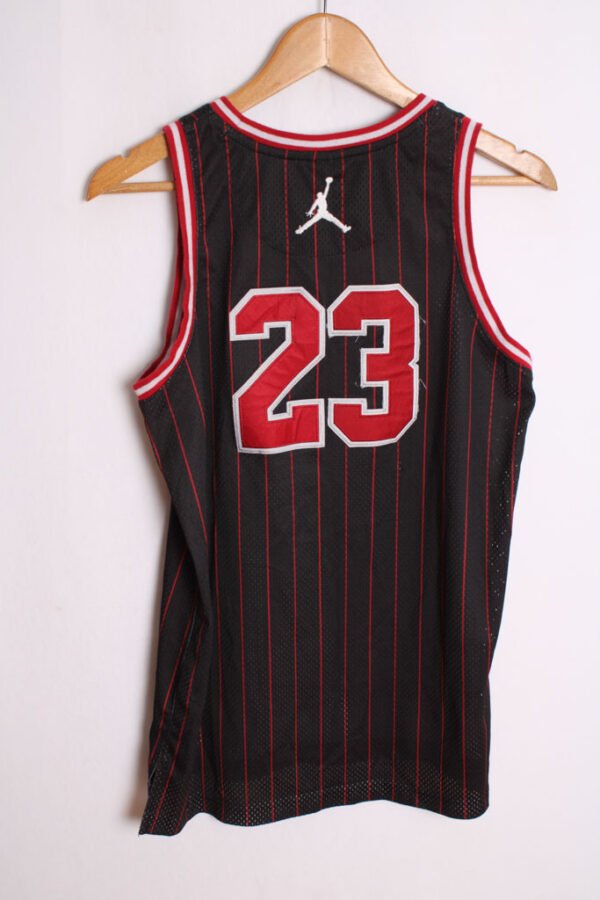 camiseta deporta USA vintage unisex-64 Camiseta Baloncesto Vintage Jordan Negra "XS"