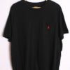 Camiseta Bolsillo Ralph Lauren Vintage Negra "L"
