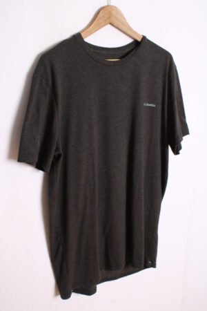 camiseta deportiva vintage unisex-57 Camiseta Columbia Vintage Gris Oscuro "XL"