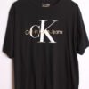 Camiseta Negra Vintage Calvin Klein "XL"