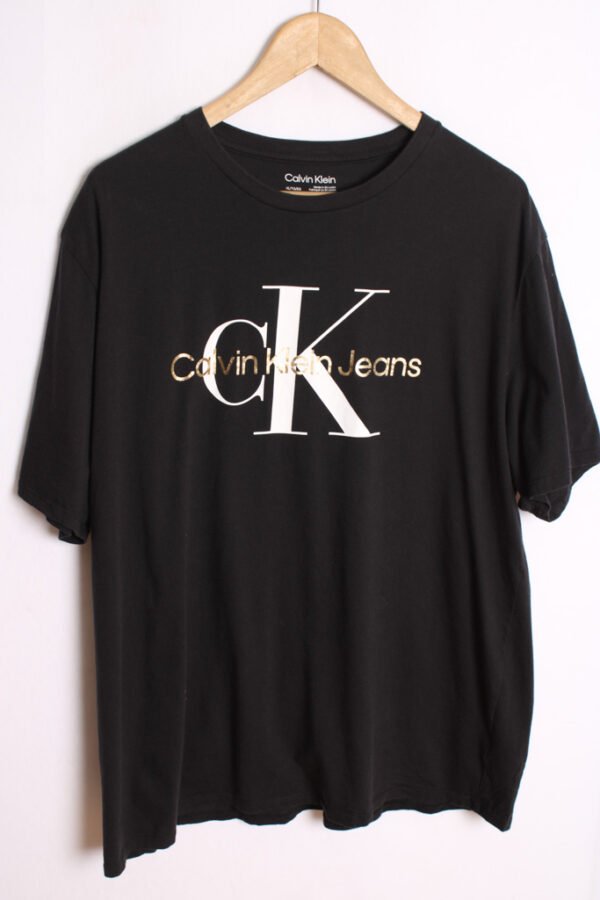 Camiseta Negra Vintage Calvin Klein "XL"