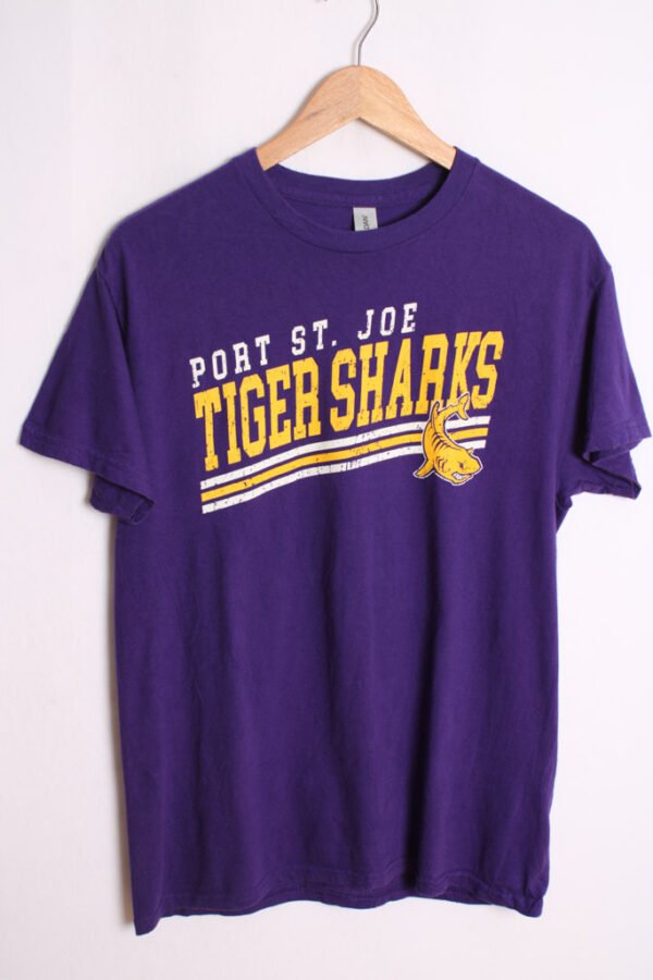 Camiseta Vintage Tiger Sharks Morada "M"