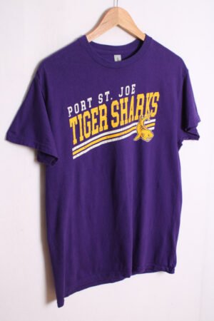 Camiseta Vintage Tiger Sharks Morada "M"