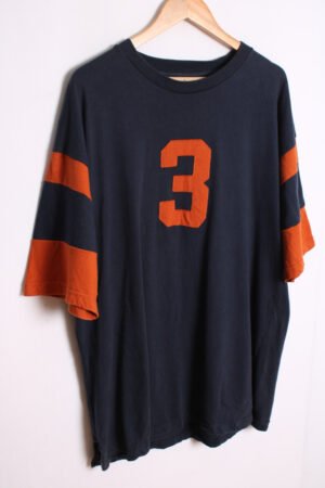 Camiseta Deportiva Marino y Teja Vintage "XL"