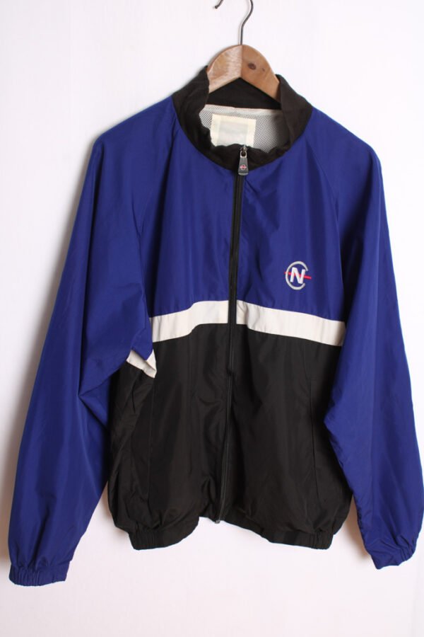 Cazadora Nautica Vintage Azul y Negra "L"