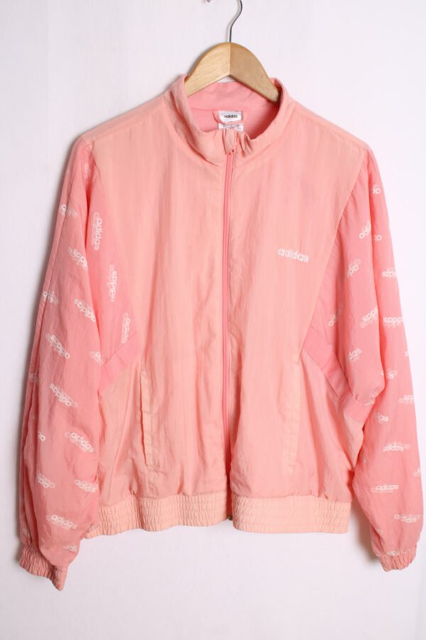 Crazy Jacket Vintage Multilogo Adidas Rosa "XL" chica