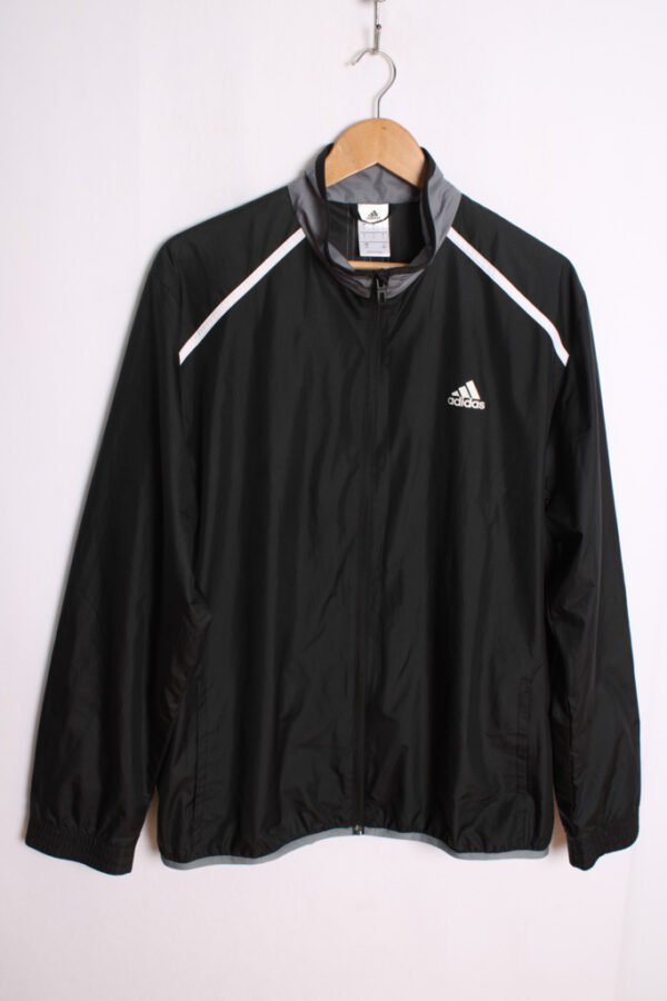 chaqueta deportiva vintage adidas nike-47 Crazy Jacket Adidas Vintage Negra "L"