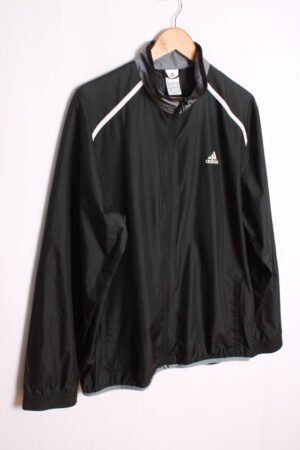 chaqueta deportiva vintage adidas nike-55 Crazy Jacket Adidas Vintage Negra "L"