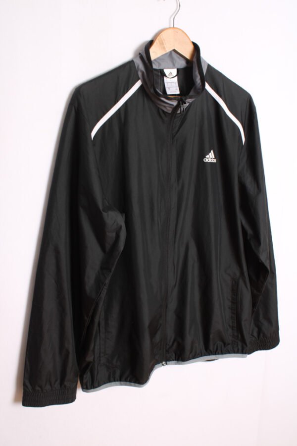 chaqueta deportiva vintage adidas nike-55 Crazy Jacket Adidas Vintage Negra "L"