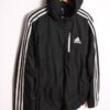 Crazy Jacket Vintage Adidas Negro Capucha "M" chica