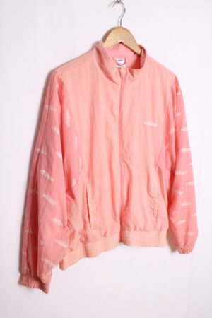 chaqueta deportiva vintage adidas nike-63 Crazy Jacket Vintage Multilogo Adidas Rosa "XL" chica