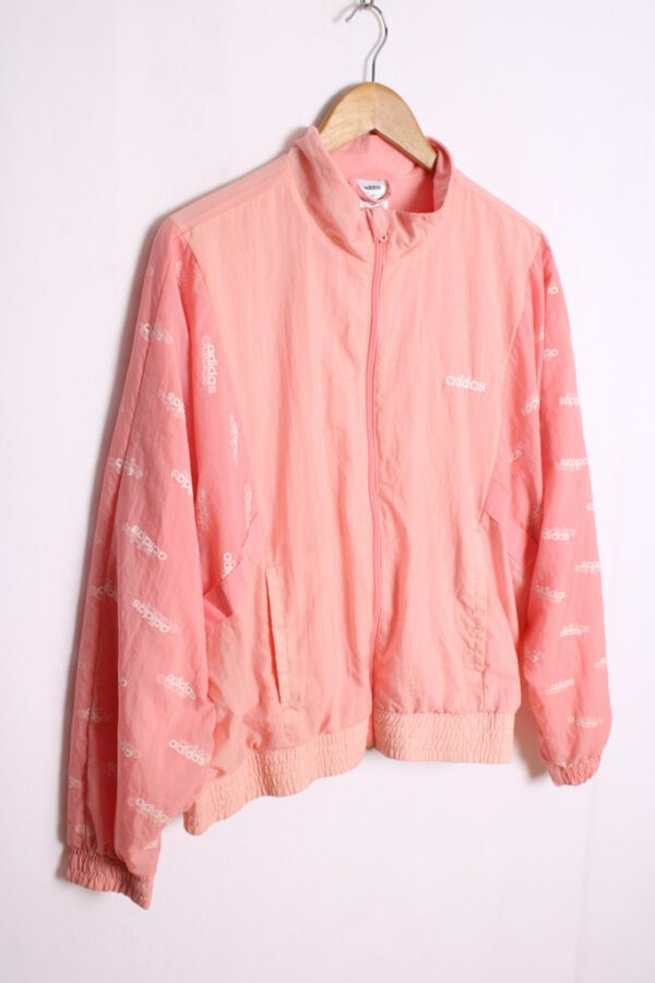 Crazy Jacket Vintage Multilogo Adidas Rosa "XL" chica