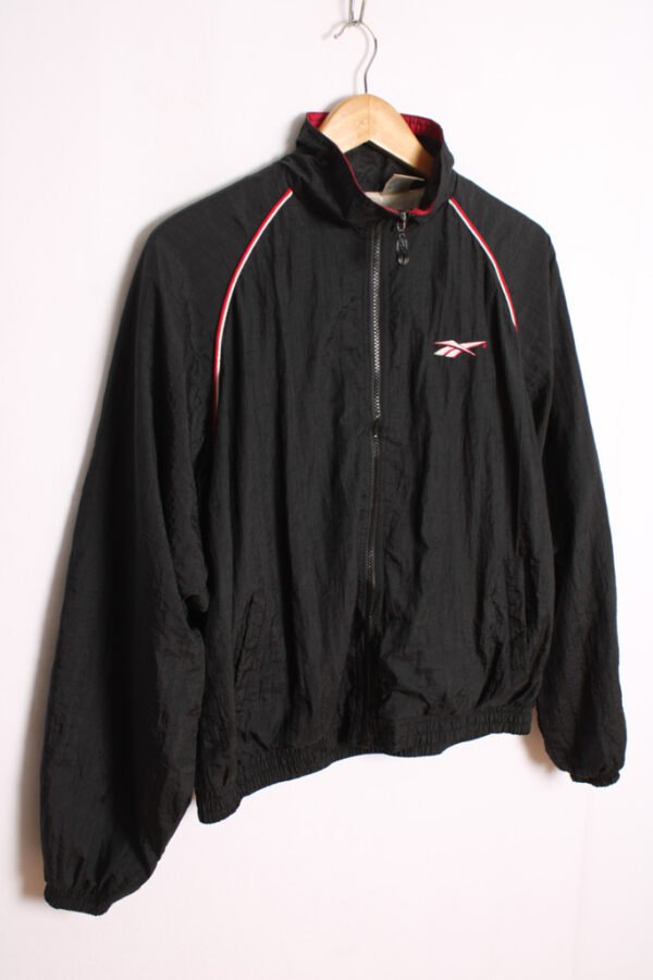chaqueta deportiva vintage adidas nike-69 Crazy Jacket Vintage Reebok Negro "M"