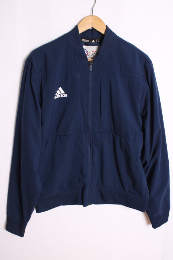 chaqueta depotiva marca vintage unisex-41 Crazy Jacket Adidas Vintage Azul Marino "M"