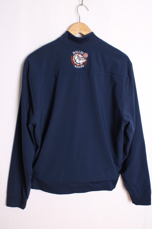 chaqueta depotiva marca vintage unisex-42 Crazy Jacket Adidas Vintage Azul Marino "M"