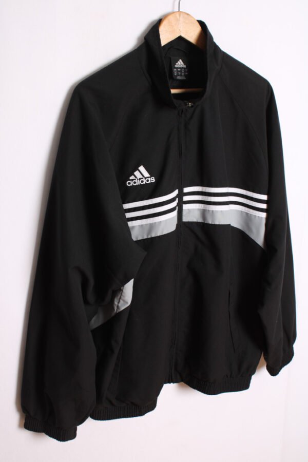 Crazy Jacket Adidas Vintage Negra y Gris "XL"