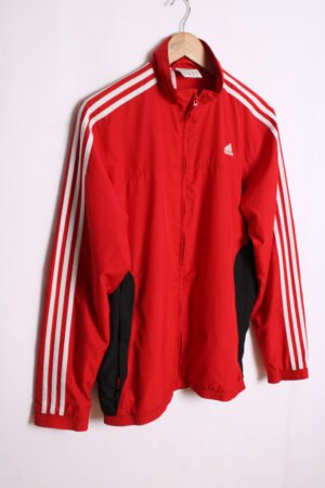 Crazy Jacket Adidas Vintage Roja y Nega "M"