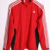 chaqueta depotiva marca vintage unisex-71 Crazy Jacket Adidas Vintage Roja y Nega "M"